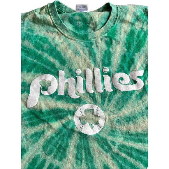 Philadelphia Phillies St. Patrick’s Bleached Tee - Picture 3 of 4
